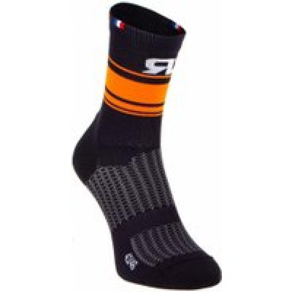 paar rafal boa sokken zwart oranje