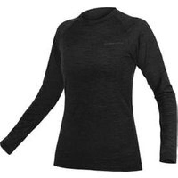 endura women s long sleeve jersey blend baabaa black