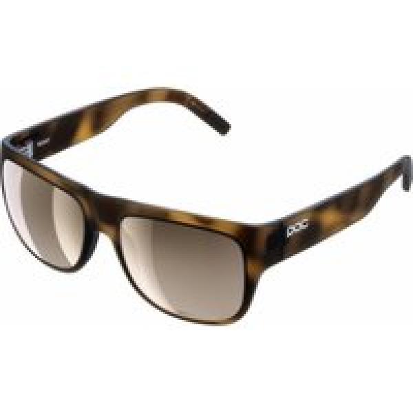 paar poc want clarity tortoise brown silver brown mirror goggles
