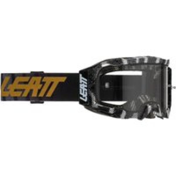 leatt velocity 5 5 zwart wit zebra masker 58 lichtgrijze lens
