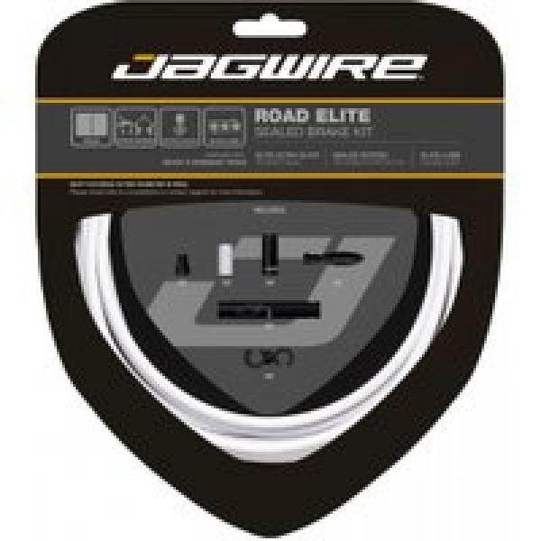 jagwire road elite sealed brake cable amp liner kit white