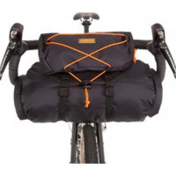 restrap bar bag holster with waterproof bag 14 3 l black orange