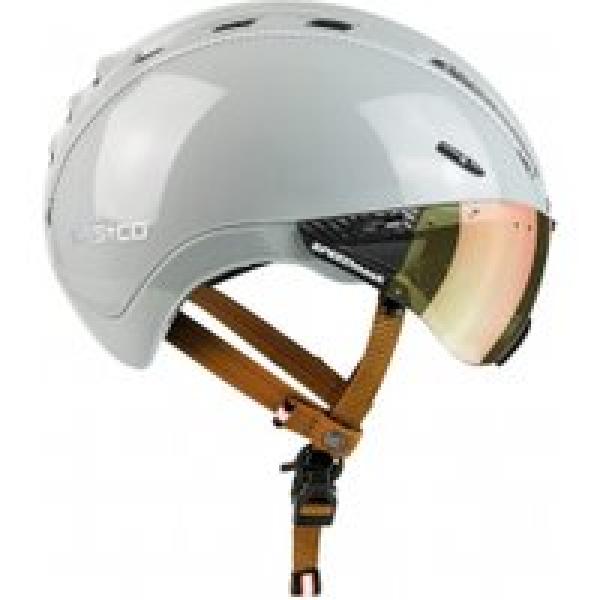 casco roadster plus glossy gray helm