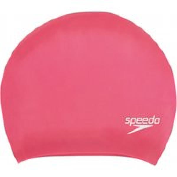 speedo long hair cap pink