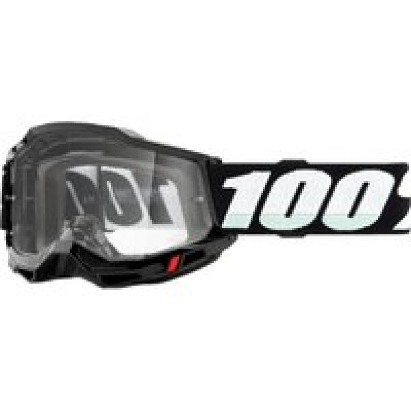 100 accuri 2 kids goggle black clear lenses