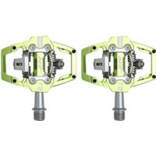 ht components t2 pedals stealth green