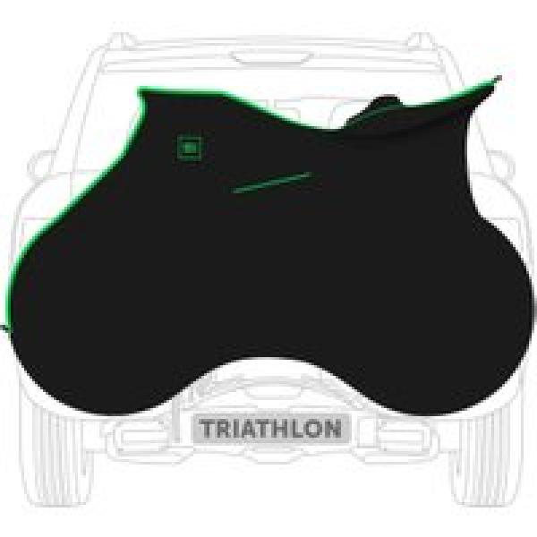 velosock triathlon fietshoes voor transport standaard zwart e zwart groen