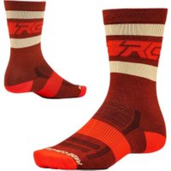 ride concepts fifty fifty oxblood red socks