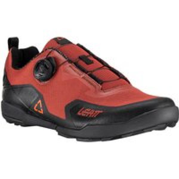 leatt 6 0 clip lava shoes red