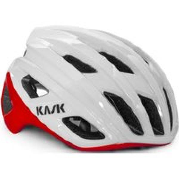 kask mojito3 helm wit rood