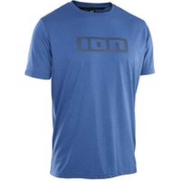 ion bike logo ss dr blauw t shirt