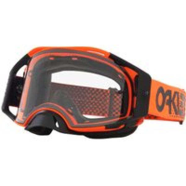 oakley airbrake mx moto orange clear goggle ref oo7046 e0