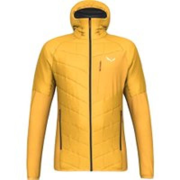 salewa ortles hybrid tirolwool responsive jacket geel