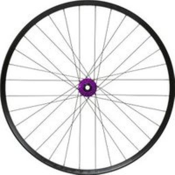 hope fortus 35w pro 5 29 boost 15x110 mm 6 hole purple front wheel