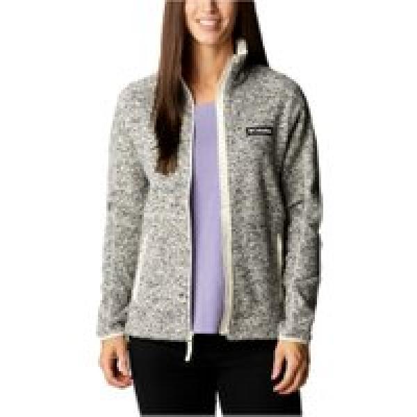 columbia sweater weather full zip fleece women s grey