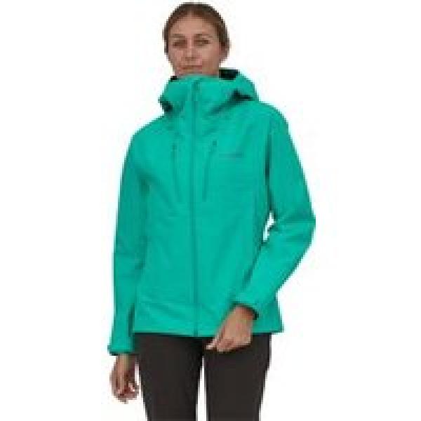 patagonia triolet turquoise women s waterproof jacket