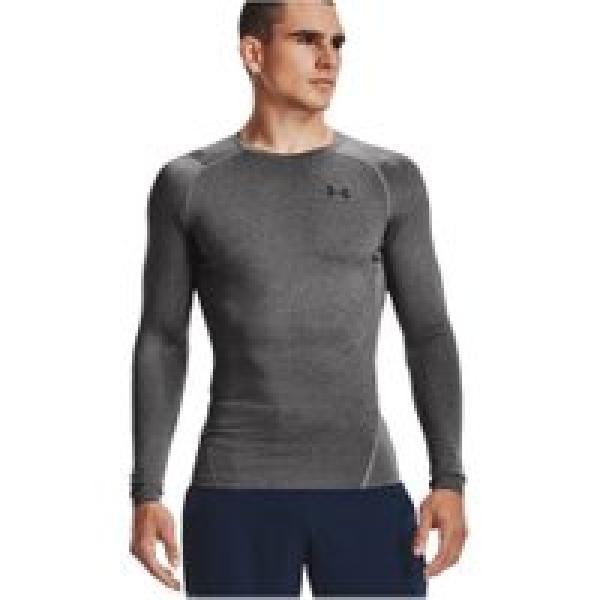 under armour heatgear armour compression long sleeve jersey grey