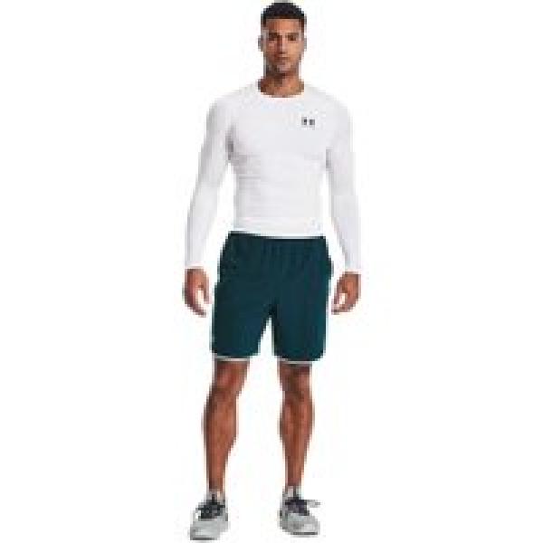 under armour heatgear armour long sleeve compression jersey white