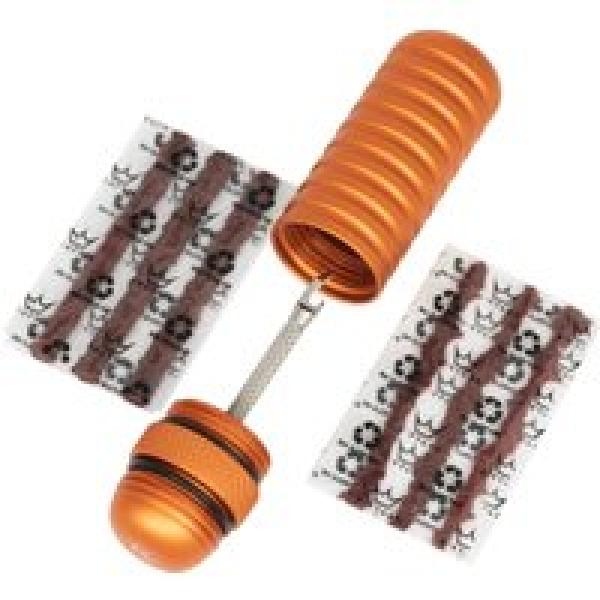 tubleless peaty s holeshot orange repair kit