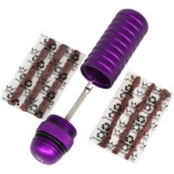 tubleless peaty s holeshot repair kit purple