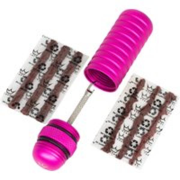 peaty s holeshot pink tubleless repair kit