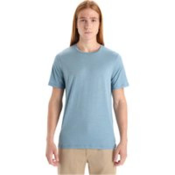 icebreaker tech lite ii light blue merino short sleeve t shirt