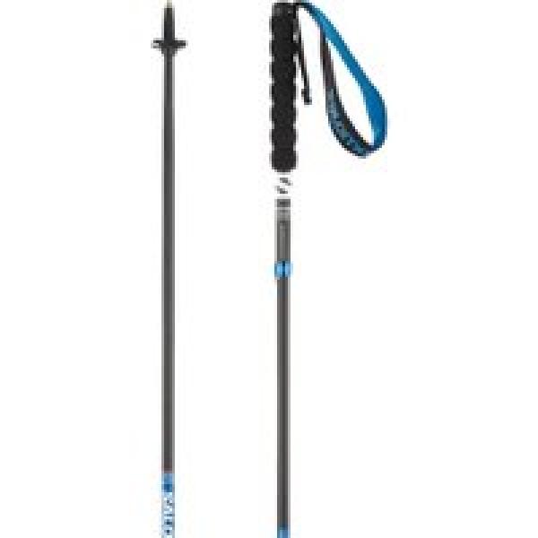 salomon ultra carbon foldable trail poles black blue unisex