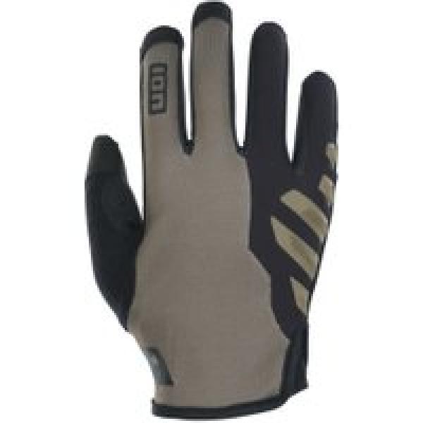 ion scrub amp beige zwart unisex lange handschoenen
