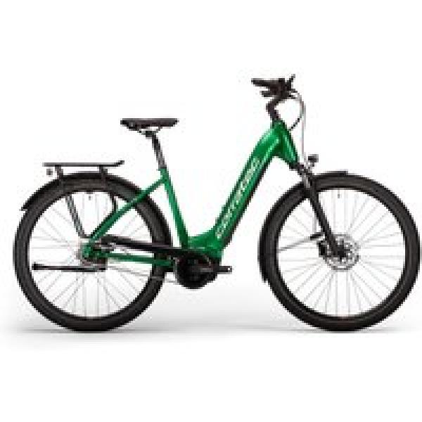 corratec e power trekking 28 p6 8s wave elektrische hybride fiets shimano nexus 8s 625 wh 700 mm groen 2023