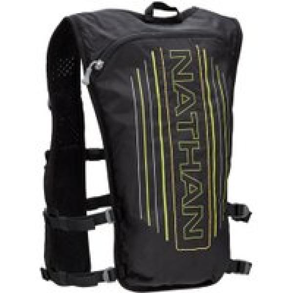 nathan laser light 3l high visibility bag zwart fluorescerend geel