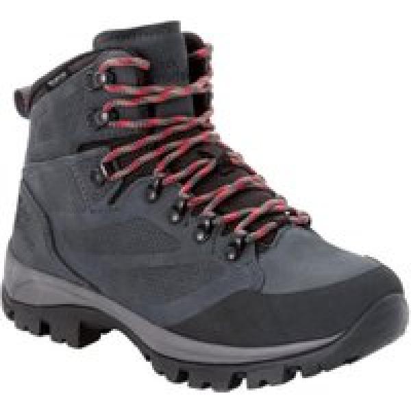 jack wolfskin rebellion texapore mid hiking boots grey