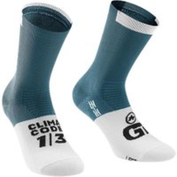 assos gt socks c2 blue white