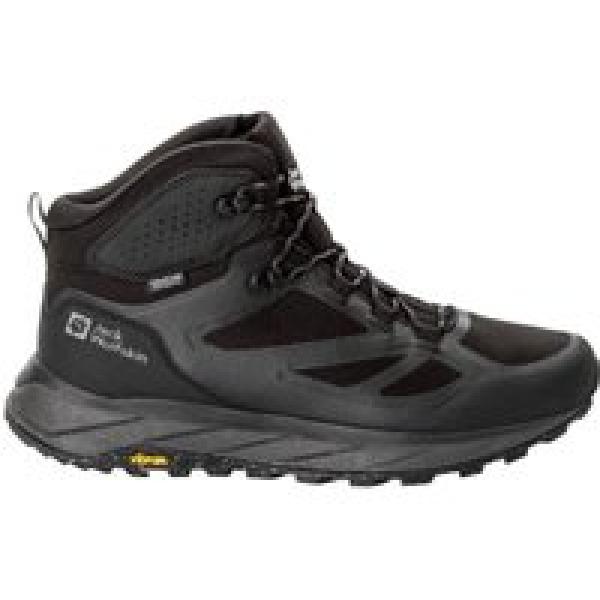 jack wolfskin terraventure texapore mid hiking boots black