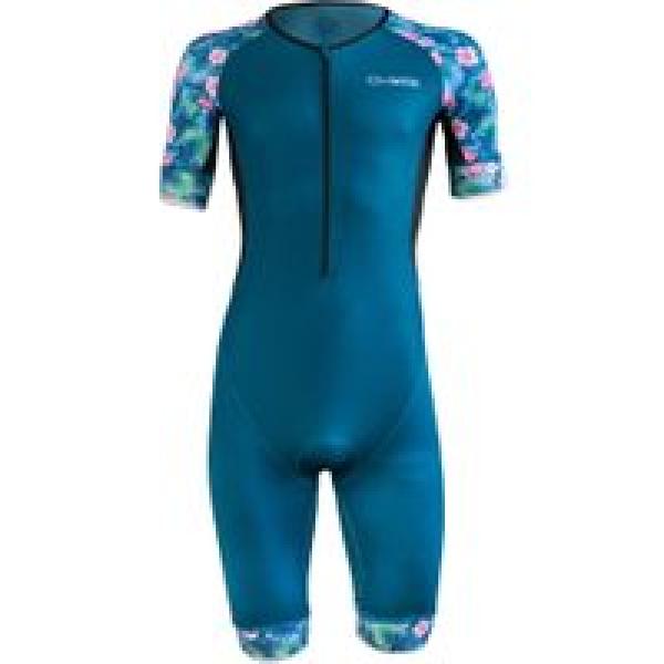 oxsitis 140 6 short sleeve trifunction wetsuit blue