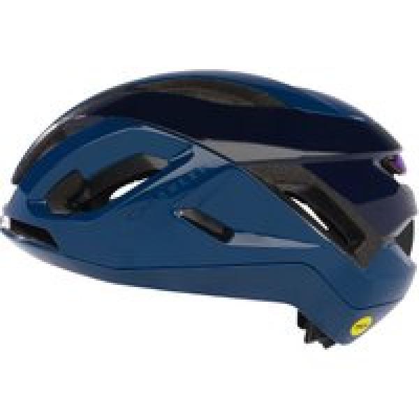 oakley aro5 race mips road helm blauw