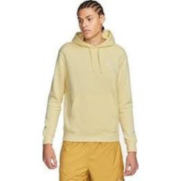 nike sportswear club fleece hoodie yellow