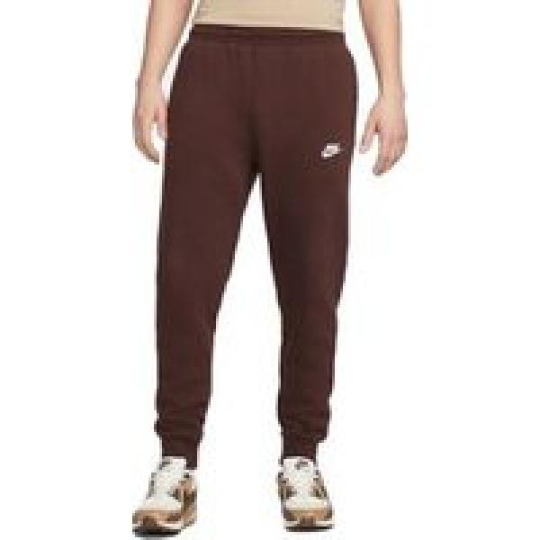nike sportswear club fleece jogging broek bruin