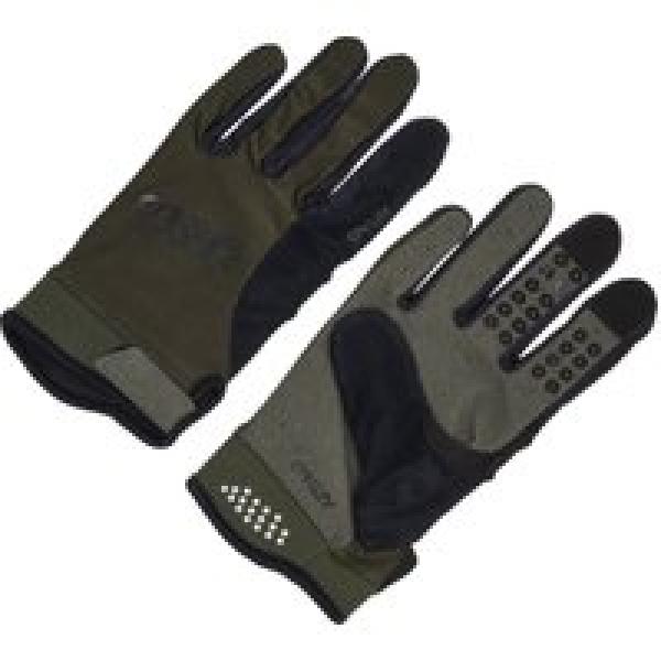 oakley all mountain mtb khaki long gloves