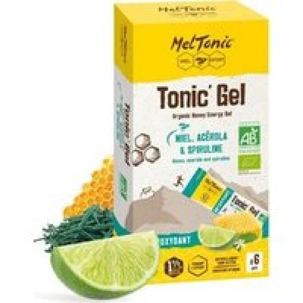 pak van 6 meltonic tonic bio antioxidant honing acerola spirulina energy gels 6x20g