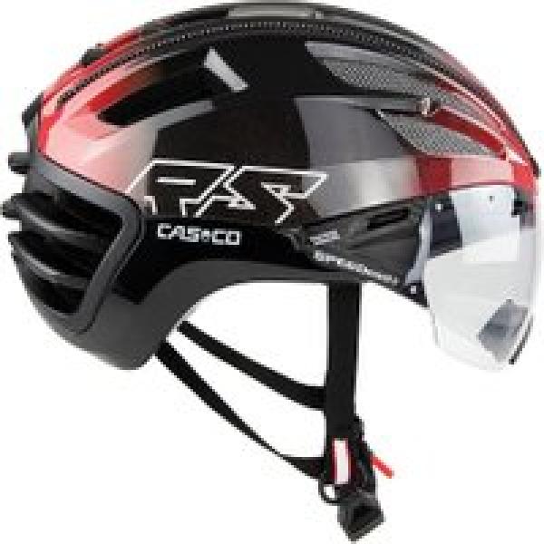 speedairo 2 rs casco helm met vautron vizier zwart rood