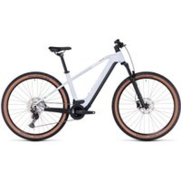 cube reaction hybrid pro 500 electric hardtail mtb shimano deore 11s 500 wh 29 flash white 2023