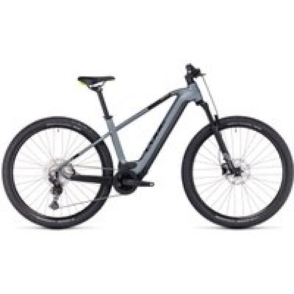 cube reaction hybrid pro 625 electric hardtail mtb shimano deore 11s 625 wh 29 flash grey 2023