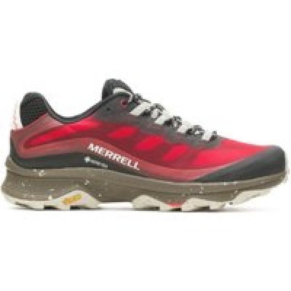 merrell moab speed gore tex hiking shoes red