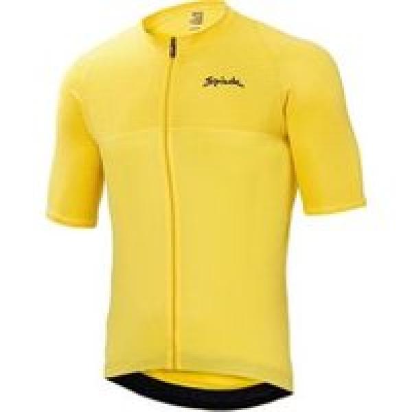 spiuk anatomic short sleeve jersey yellow