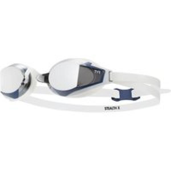 tyr stealth x mirrored performance goggles silver white