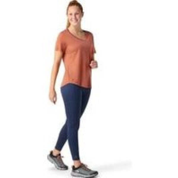 women s short sleeve baselayer smartwool merino sort120v orange
