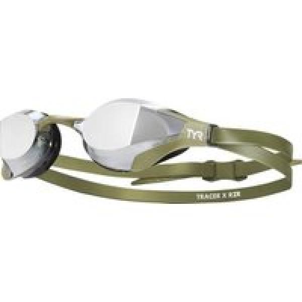 tyr tracer x rzr mirrored racing goggles green
