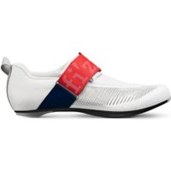 fizik hydra aeroweave carbon triatlon schoenen wit blauw rood 41