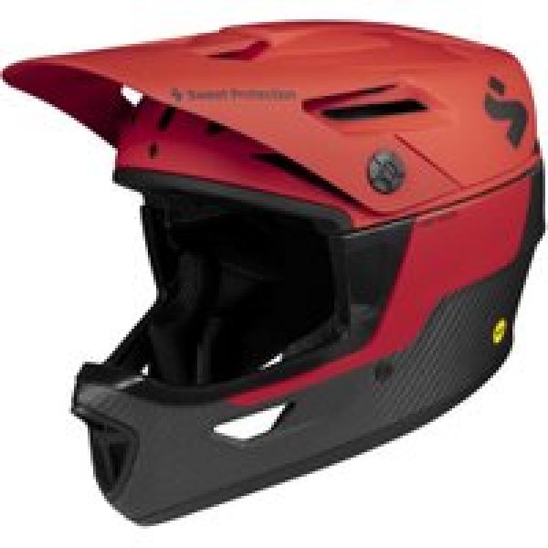 sweet protection arbitrator mips removable chinstrap helm red