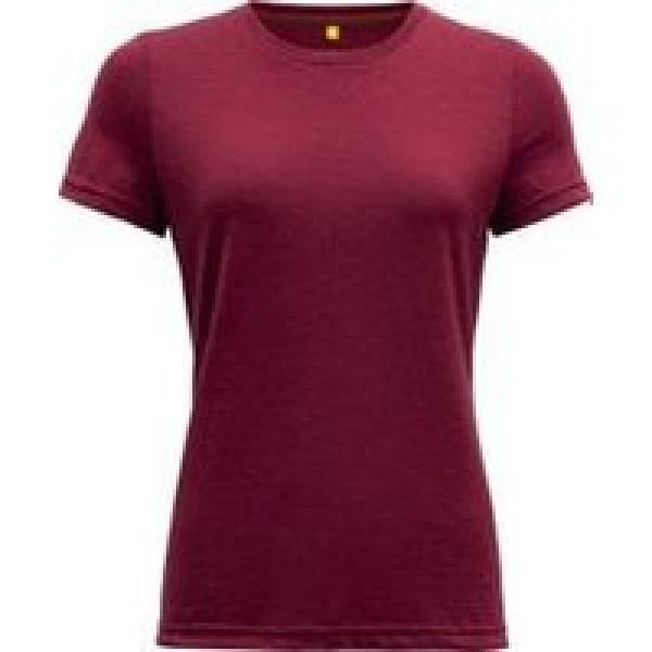 women s devold eika merino 150 purple short sleeve t shirt